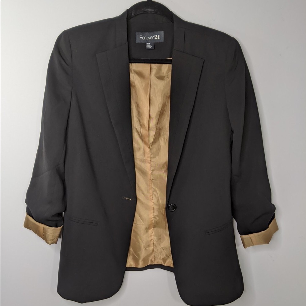 Forever 21 Black Blazer Medium